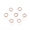 304 Stainless Steel Open Jump Rings, Rose Gold, 20 Gauge, 4x0.8mm, Inner Diameter: 2.5mm