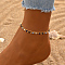 Boho Handmade Colorful Beaded Anklets, Double Layer Anklets for Women