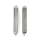 304 Stainless Steel Connector Charms, Curved Bar, Non-Tarnish, Stainless Steel Color, 45x7x5mm, Hole: 1.2mm