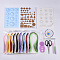 DIY Paper Quilling Strips Sets: Random Color Paper Quilling Strips, Quilling Tool, Mixed Color, 330x232x42mm