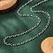 Non-Tarnish 304 Stainless Steel Figaro Chain Necklaces, with Lobster Claw Clasps, Stainless Steel Color, 23.66 inch(60.1cm), 2.5mm