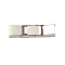 201 Stainless Steel Watch Band Clasps, Rectangle, Stainless Steel Color, 32x9x3.5mm