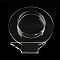Organic Glass Bracelet Displays, Clear, 68x42x58x80mm