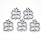 Tarnish Resistant 304 Stainless Steel Pendants, Laser Cut, Butterfly, Stainless Steel Color, 17x13x1mm, Hole: 1mm