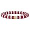 Polymer Clay Heishi Surfer Stretch Bracelet with 304 Stainless Steel Beaded, Preppy Bracelet, Light Goldenrod Yellow, Inner Diameter: 2 inch(5.2cm)