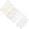 304 Stainless Steel Cable Chain Necklace, with Lobster Claw Clasp, Mixed Color, 19.68 inch(50cm), 6pcs/box