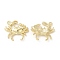 Rack Plating Alloy Pendants, Cadmium Free & Lead Free, Crab Charms, Light Gold, 20.5x18.5x2.5mm, Hole: 1.5mm