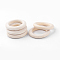 Unfinished Wood Linking Rings, Macrame Wooden Rings, Ring, PapayaWhip, 38~40x7mm, Hole: 25~26mm
