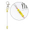 Alloy Beadable Pendant Decorations, Golden, 12.2cm