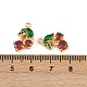Латунные микро проложить кубического циркония подвески KK-C115-03B-03G-3