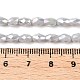 Непрозрачные однотонные гальванические стеклянные бусины EGLA-N013-P4mm-B05-4