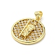 Латунь с подвесками из фианита FIND-Z023-09B-02-2