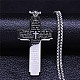 Не тускнеющие подвески из нержавеющей стали 201 NJEW-H015-08P-1