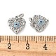 Латунные микро проложить кубического циркония подвески KK-U056-34P-3