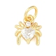 Латунные микро проложить кубического циркония подвески KK-S390-03G-03-1