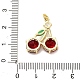 Латунные микро проложить кубического циркония подвески KK-L229-02G-02-3