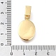 Латунные микро проложить кубического циркония подвески KK-S049-01G-B-3