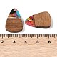 Подвески из смолы и дерева WOOD-S061-02C-3