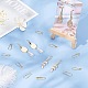 10 пара латунных крючков для сережек KK-BC0010-62-4