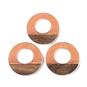 Подвески из смолы и дерева WOOD-F015-14E