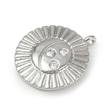 Латунные микро проложить кубического циркония подвески KK-M322-36P-1