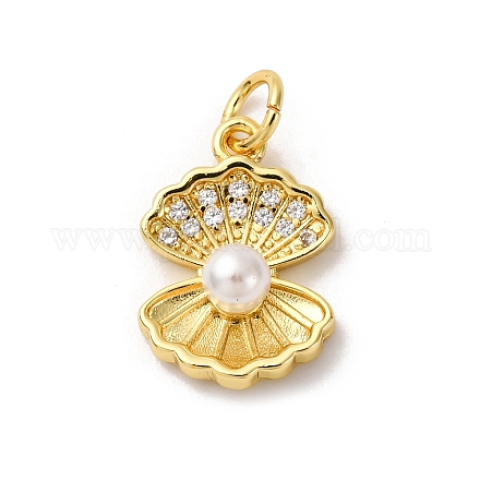 Латунные микро проложить кубического циркония подвески KK-I276-08G-1