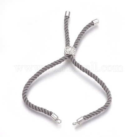 Изготовление браслетов из хлопка KK-F758-03J-P-1
