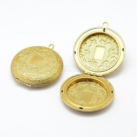 Латунь Locket большие кулоны KK-P094-16-1