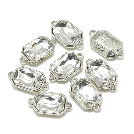 Соединители звеньев сплава стекла PALLOY-T038-10x14mm-01-1