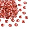 Preciosa® MAXIMA Crystal No Hotfix Flatback Stones, Czech Crystal, Dura Foiling, Round(438 11 615 Chaton Rose), 90350 Padparadscha, SS10(2.7~2.9mm)