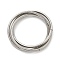 201 Stainless Steel Trinity Interlocking Ring Finger Rings, Stainless Steel Color, US Size 11(20.6mm)