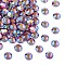 Preciosa® MAXIMA Crystal No Hotfix Flatback Stones, Czech Crystal, Dura Foiling, Round(438 11 615 Chaton Rose), 90110 200 Ruby AB, SS10(2.7~2.9mm)