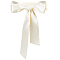 Satin Cloth Ribbon Wrap Around Chain Belt, Waist Belt for Shirt Dress Overcoat, Antique White, 71-5/8 inch(182cm)