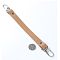 Cowhide Leather Bag Straps, with Alloy Swivel Clasps, Flat, Bag Replacement Accessories, Sienna, 33.5x1.8x0.4cm