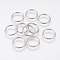 CCB Plastic Linking Rings, Ring, Platinum, 18x2mm, Inner Diameter: 13.5mm