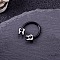 316L Stainless Steel Micro Pave Cubic Zirconia Circular/Horseshoe Barbell, Tooth, Inner Diameter: 10mm, Pin: 1.2mm