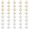 40Pcs 2 Colors Crown Alloy Rhinestone Pendant, Golden & Silver, 11.5x12x2mm, Hole: 1mm, 20pcs/color