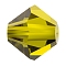 Preciosa® Crystal Beads, Czech Crystal, Bicone(451 69 302 Rondelle), 50230 Olivine, 4mm, Hole: 0.8mm