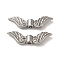 Non-Tarnish 304 Stainless Steel Beads, Wings, Stainless Steel Color, 6x21.5x3mm, Hole: 1.5mm