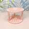 49 Hole Plastic Brush Storage Rack, for Pens, Pencils, Eye Line Pencils, Cosmetic Brushes Crate Storage Organizer, Pink, 14x9.5cm