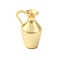 Brass Pendants, Wine Pot Charms, Rack Plating, Long-Lasting Plated, Cadmium Free & Lead Free, Real 18K Gold Plated, 17.5x11x9.5mm, Hole: 5.5x3.5mm