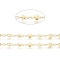 3.28 Feet Brass Link Chain, Long-Lasting Plated, Soldered, Star and Heart, Real 18K Gold Plated, 3.5x3x0.5mm, Star: 10.5x6x2mm, Heart: 10x5.5x2mm