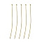 Brass Ball Head Pins, Golden, 70x0.6mm, 22 Gauge, Head: 1. 5mm, about 112pcs/20g