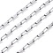 Tarnish Resistant 304 Stainless Steel Box Chains, Unwelded, with Spool, Stainless Steel Color,Link: 8x3x1.5mm, about 32.8 Feet(10m)/roll