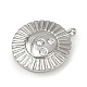 Латунные микро проложить кубического циркония подвески KK-M322-36P-1