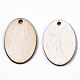 Незаконченные подвески из натурального тополя WOOD-S045-111-2