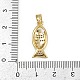 Латунные микро проложить кубического циркония подвески KK-D409-38G-A-3