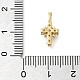 Подвески из латуни с прозрачным фианитом KK-M101-01G-06-3