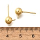 201 фурнитура для сережек-гвоздиков из нержавеющей стали STAS-R156-01G-03-2