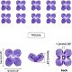 4-лепестковый колпачок из ацетата целлюлозы (смолы) KK-CA0001-04-2